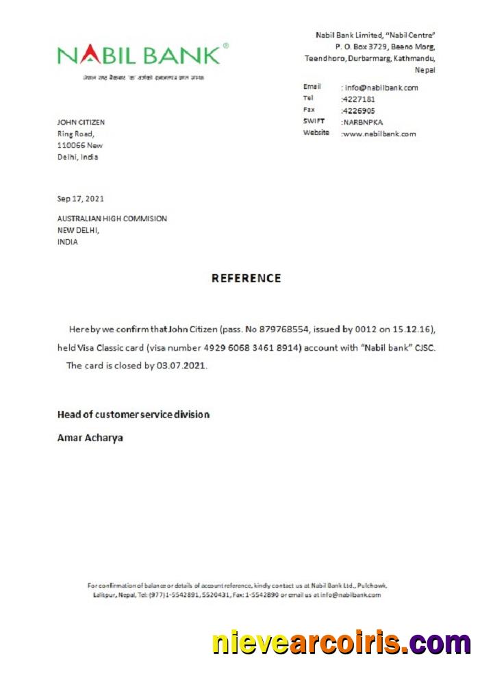 India Nabil bank  closure reference